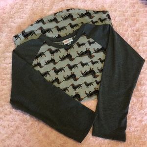 RARE LulaRoe Dachshund Grey Randy XS